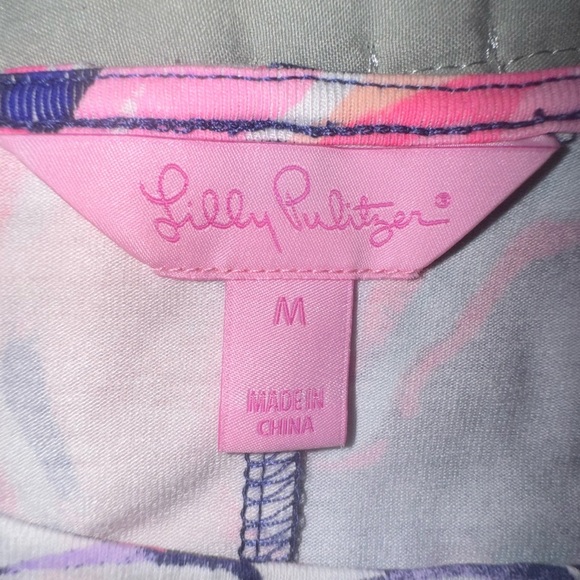 Lilly Pulitzer Women's Ophelia Dress in Bright Navy Al Fresco Size Medium EUC - Picture 7 of 12